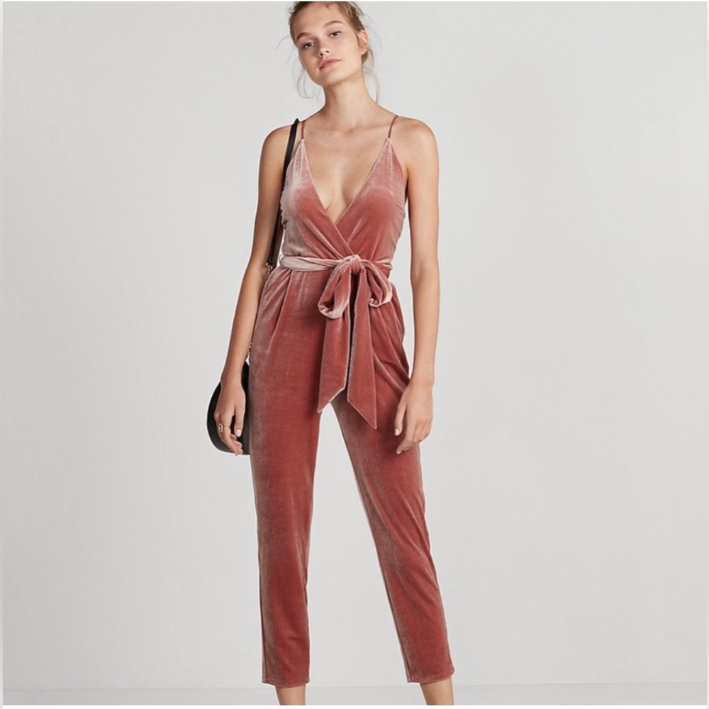 Velvet jumpsuit
